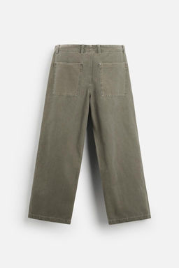 RELAXED FIT FADED TROUSERS - Zara фото 16