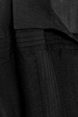 RAMIE BLEND SHIRT WITH PINTUCKS ZW COLLECTION - Zara фото 8