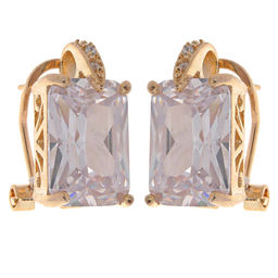 Серьги с итальянским замком арт. 12 4977 (id 200561)