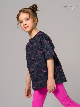 Костюм Мун варенка графит сердце-ягода - Sovalina фото 13