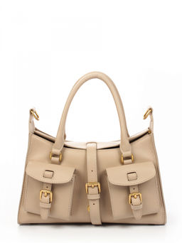 LACCOMA сумка АМ2276-бежевый натуральная кожа