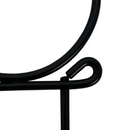 Вешалка настенная металл. "Кружева 3" 20см (3 рожка, черная)