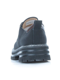 03-P8204-2 BLACK Полуботинки женские (натуральная кожа, нубук) - No name фото 8