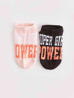 Desenli K?z ?ocuk Patik ?orap 5li - Waikiki фото 3