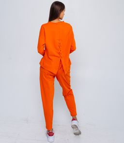 Спортивный костюм #БШ1328, оранжевый - Dommod фото 3
