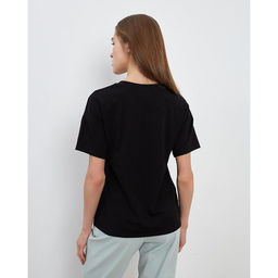 Футболка женская MINAKU SLIM FIT: цвет чёрный, р-р 42