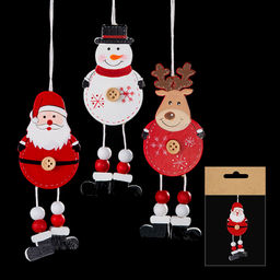 Цена за 1 шт. Украшение ErichKrause Decor Новогодний друг 12см, дерево