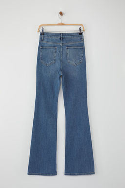 Mavi Yuksek Bel Ispanyol Paca Flare Jeans TWOAW26JE00095 - Trendyolmilla фото 6
