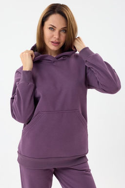 Костюм женский трикотажный мод. 3002 ТрДС. Цвет: баклажановый - Стильб фото 2