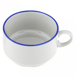 Чашка фарфоровая Озеро 250мл, д9,2см, h6,1см, форма Штабелируемая, отводка краской (Россия) - Домашняя мода фото 3