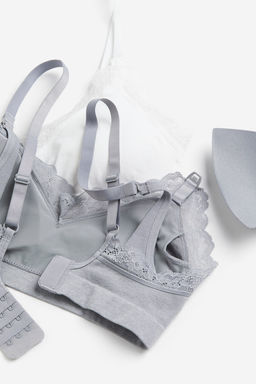 MAMA Pack de 2 sujetadores Seamless con relleno - H&m фото 6