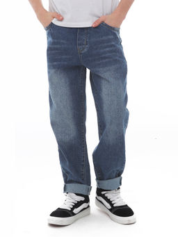 Джинсы-багги для мальчиков - Синий мир фото 9