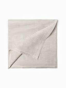 Дорожка на стол «Этель» Straightforward, 40×146 см, лён 100%, плотность 180 г/м², белая/серая