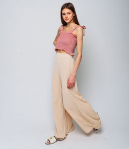 Брюки #ОБШ1350, светло-бежевый