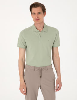 Ye_il Slim Fit Basic Ti__rt