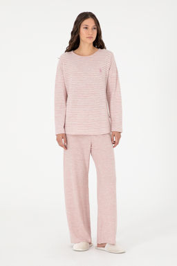 Женский розовый пижамный комплект Неожиданная скидка в корзине