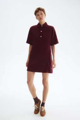 Vestido de boucl? con cuello camisero - H&m фото 4