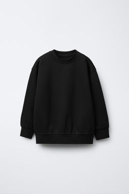 BASIC SWEATSHIRT WITH SLOGAN