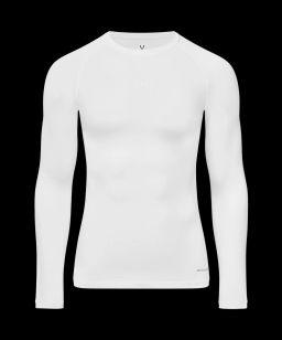 Футболка компрессионная с длинным рукавом JOGEL PerFormDRY Baselayer LS Tee, белый фото 2