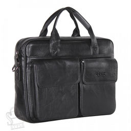 Портфель мужской 1802-01 black Jeep в Новосибирске