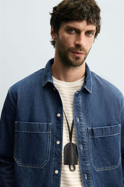 REGULAR FIT DENIM SHIRT - Zara фото 5