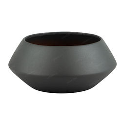 Горшок Персея Глянец серое мат. d19 h8 (уп.10)