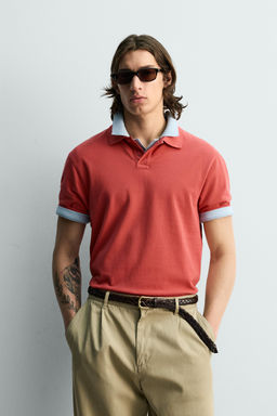 POLO PIQU? REGULAR FIT / Rojo - Zara фото 2