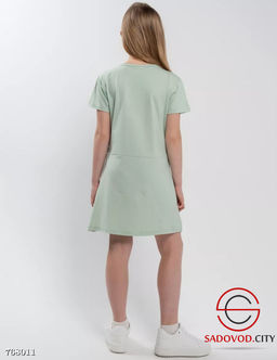 Детское летнее платье с принтом