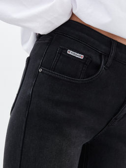 Утепленные женские джинсы широкого кроя на флисе - Mossmore фото 23