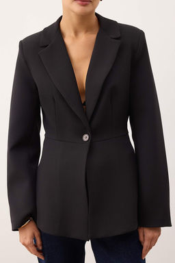 Siyah Blazer Ceket TWOAW26BC00067 - Trendyolmilla фото 3