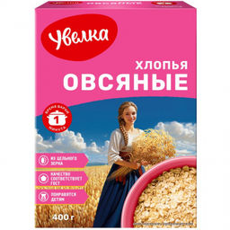 У Хлопья овсяные моментальные 400г