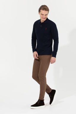 Erkek Slim Fit Coconut Kanvas Pantolon