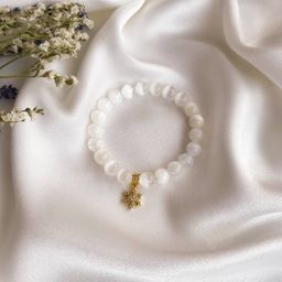 Браслет с подвеской из Селенита 16 см