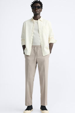 ZARA COMFORT FIT JOGGER BEL PANTOLON  фото 41