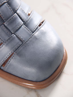 Босоножки 5035.23663bе.Вакса серая +коричневый