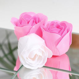 Цена за 2 шт. Мыльные розы, белые и розовые, набор 6 шт. - SB BEAUTY фото 7