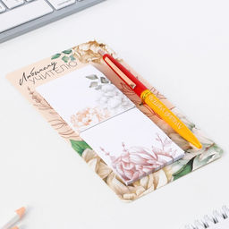 Набор стикеры и ручка «Любимому учителю», 2×30 листа, синяя паста 0.7 мм