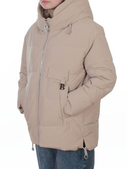 2396 BEIGE Куртка зимняя женская (150 гр. холлофайбер)