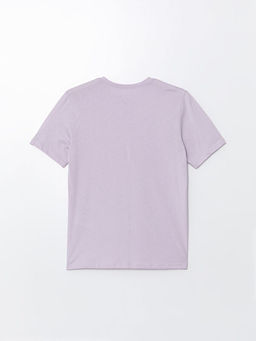 Bisiklet Yaka K?sa Kollu Penye Erkek Ti??rt - Waikiki фото 2