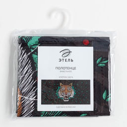 Полотенце Этель Tiger 70х1462 см, 100% хлопок 160гр/м2  фото 5
