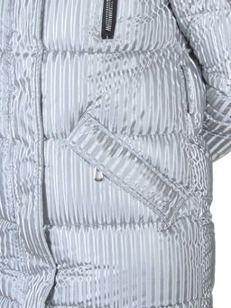 2037 GRAY Куртка зимняя облегченная женская Yixiangyuan - Fashion фото 4