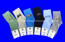 Цена за 12 пар. Лиза носки детские на мальчиков "Машинки"