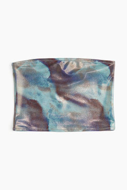 Top de ba?o con escote bandeau