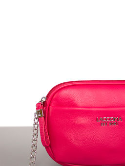 LACCOMA сумка Джулия-24-L815-маджента эко кожа хлопок  фото 3