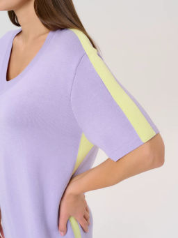 Платье женское ZZ-03006 lavender/lime - Eleganzza фото 4