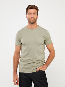 Bisiklet Yaka Penye Erkek Ti??rt