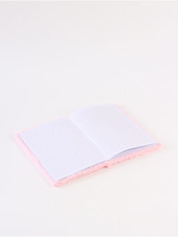 Блокнот пушистый и ручка многоцветная «Эйнджел», розовый