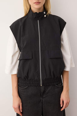 Siyah Oversize Kal?p Ince YelekTWOAW26YE00022 - Trendyolmilla фото 6