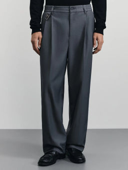 Брюки с защипами relax fit / Zarina фото 2