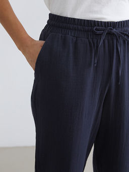 Havu? Kesim Dokulu Kad?n M?slin Pantolon